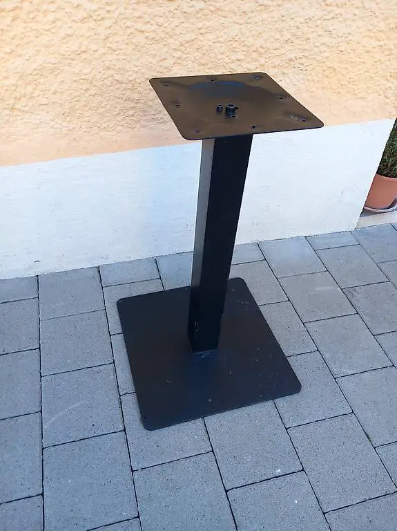 Bistro Tischgestell Fuss 44x44cm; Tischplatte 25x25 H72cm