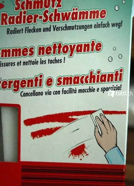 Schmutzradier-Schwämme, Set