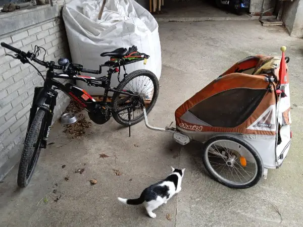 MB E-BIKE Wheeler i-Tiger mit Chariot Alu von Thule