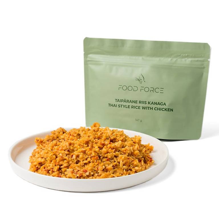 Food Force "Reis nach thailändischer Art mit Poulet" 147g