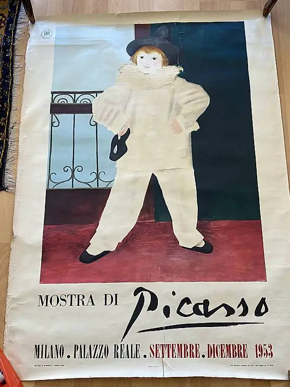 Plakat Picasso Milano Palazzo Reale 1953