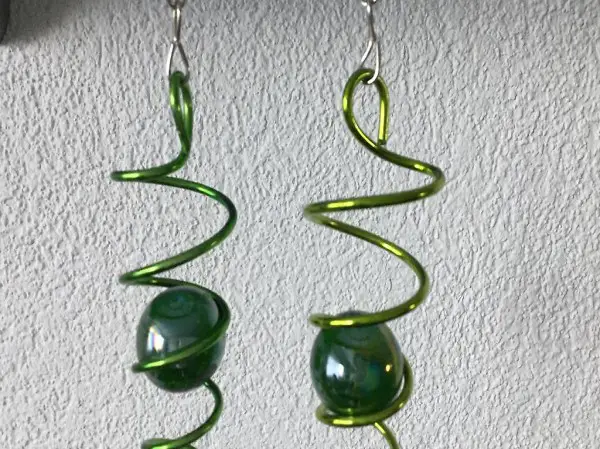 Wunderschöne, grüne Deco Spirale