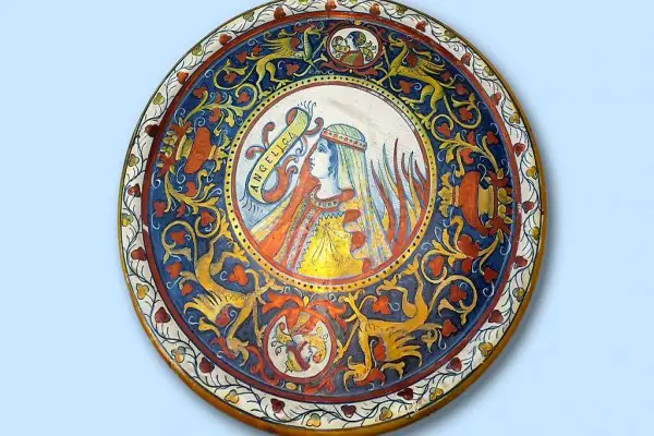  Wandteller ANGELICA | handbemalt