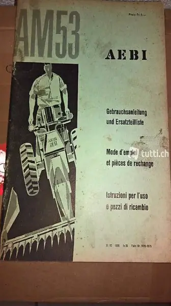 Aebi AM 53 Ersatzteilliste (PDF)