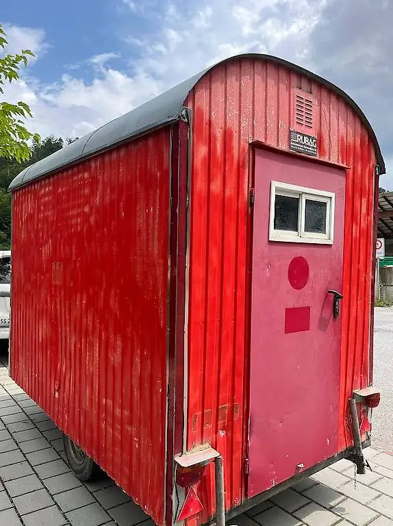 Bauwagen Barackenwagen Werkzeug Magazin Mannschaft Baustelle