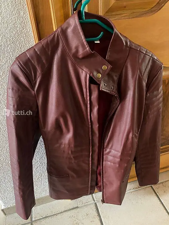 Jacke Lederimitat Gr. 42