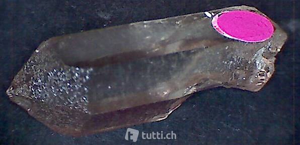 Bergkristall Doppel-Ender rauchig