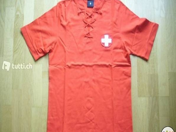 Retro Fussball Trikot Nationalmannschaft Schweiz - SFV - ASF