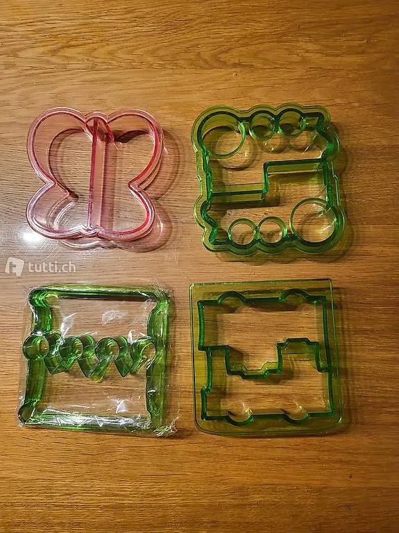 4x Toastausstecker znüni Kiga oder Schule