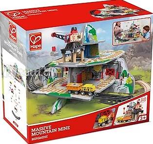  Holz Eisenbahn HAPE kleine Bergmine