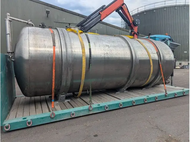 Citerne Inox 20 000 litres, Tankaufbau