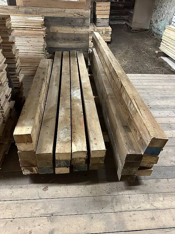 27 x Holzbalken, Kanthölzer, Holzbretter