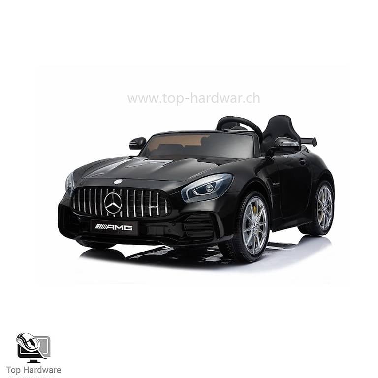 Elektro-Kinderfahrzeug Mercedes AMG GTR schwarz