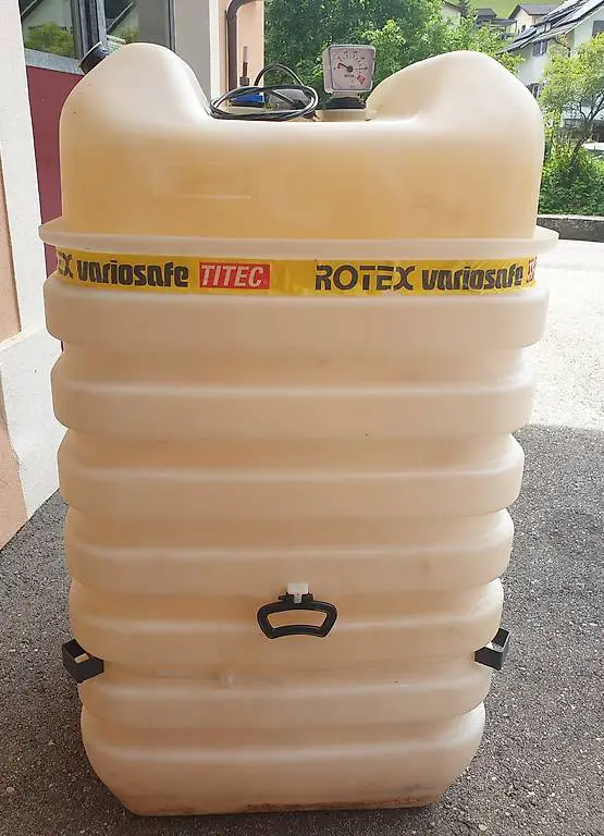 Heizöltank 600 Liter Doppelwandig mit Pumpe