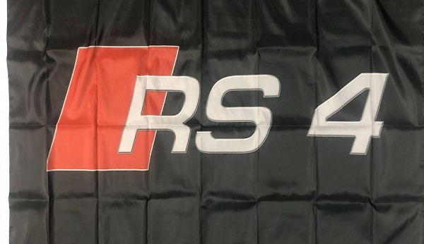 Audi RS4 Fahne Flag 150 x 90 cm S4 A4 Performance Auto