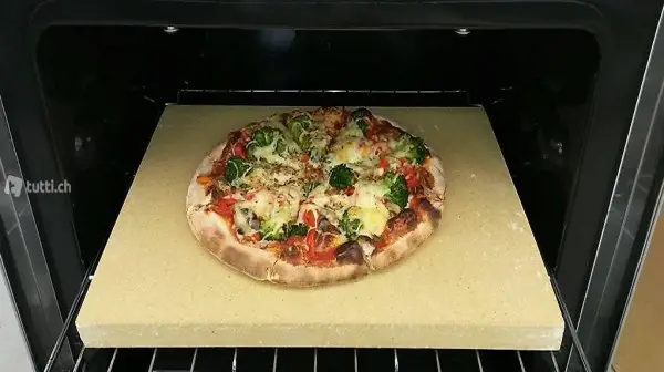  Pizzaplatte Pizzastein Bearbeitet 40 x 30 x 3 cm