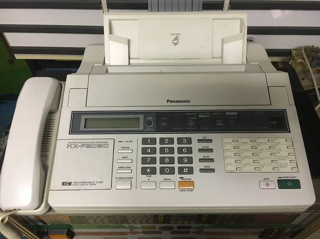 Panasonic Kombigerät Fax Telefon Anrufbeantworter