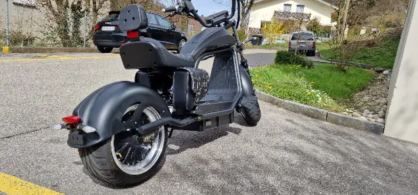 E Chopper Scooter Elektroroller E Roller Mofa Bike Töff Velo