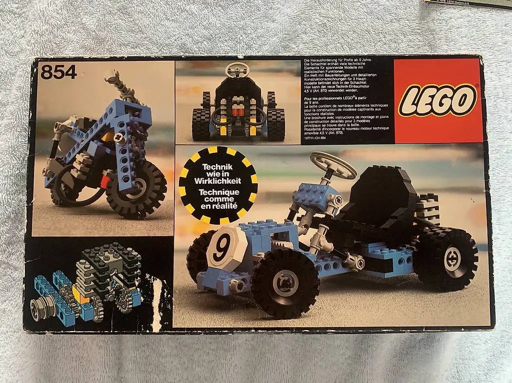 Lego Technic Go-Kart 854 in der Originalverpackung