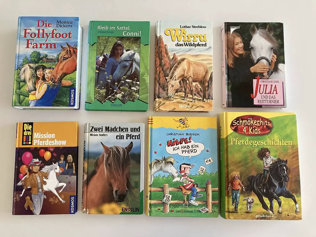 9x Pferdebücher inkl. Lexikon Sachbuch für Mädchen Teenager