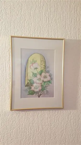 V.Nicole, 1999, Bild: Fenster mit Blumen