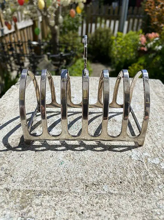 antiker englischer Toastrack versilbert gepunzt EPNSAJ