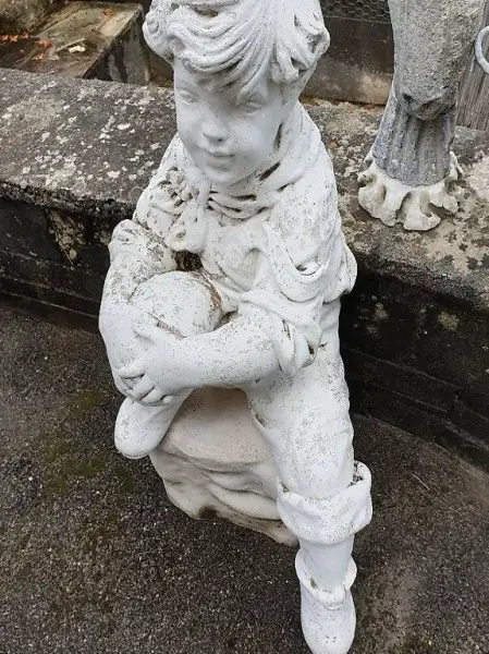 Wetterfesten Gartenskulptur Luusbueb