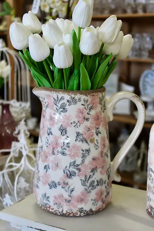 Krug/Vase Wild Rose H23cm