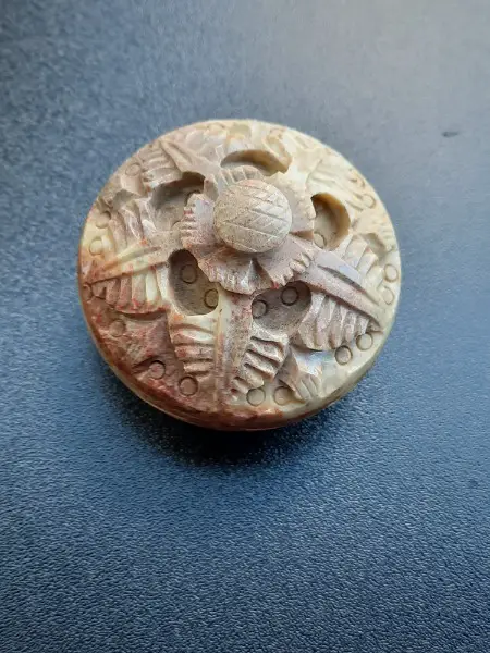 boîte ronde en marbre