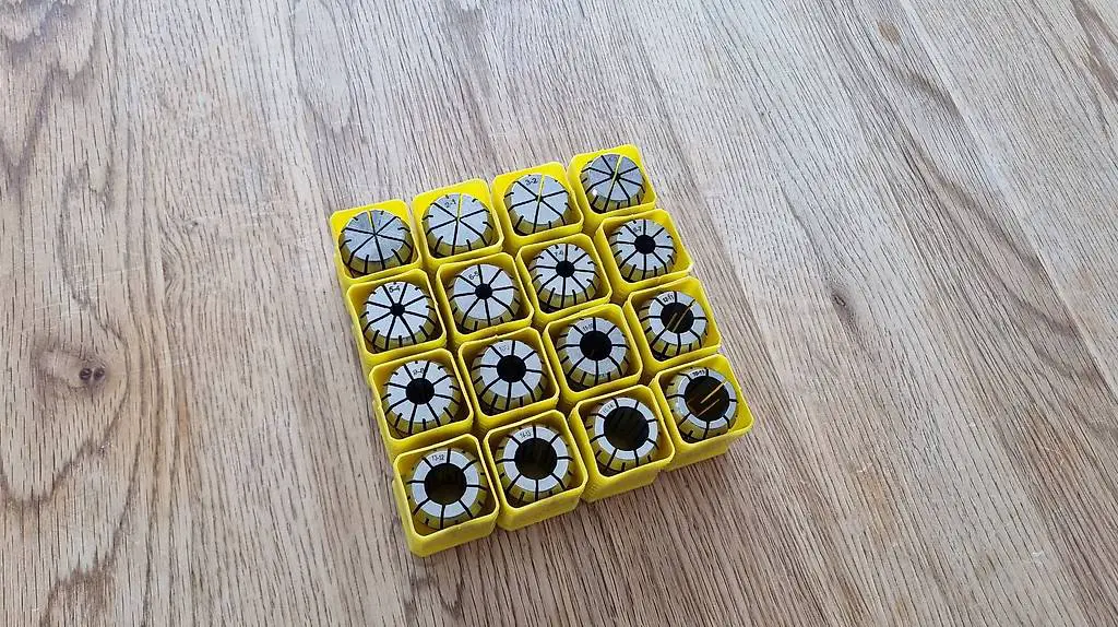 ER25 Spannzangen Satz 16 teilig 1-16mm