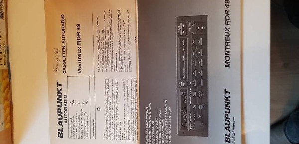  Bedienungsanleitung Radio Blaupunkt Montreux RDR49 gebraucht