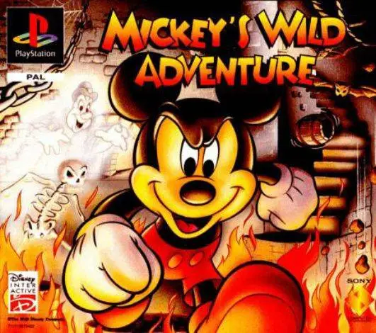 MICKEY"S WILD ADVENTURE PS1 Playstation Game Videospiel Disney