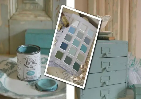  Kalkfarbe Türkis von Jeanne d `Arc Living