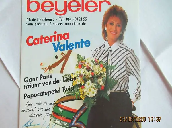  CATARINA VALENTE, eine Single aus dem letzten Jahrhundert