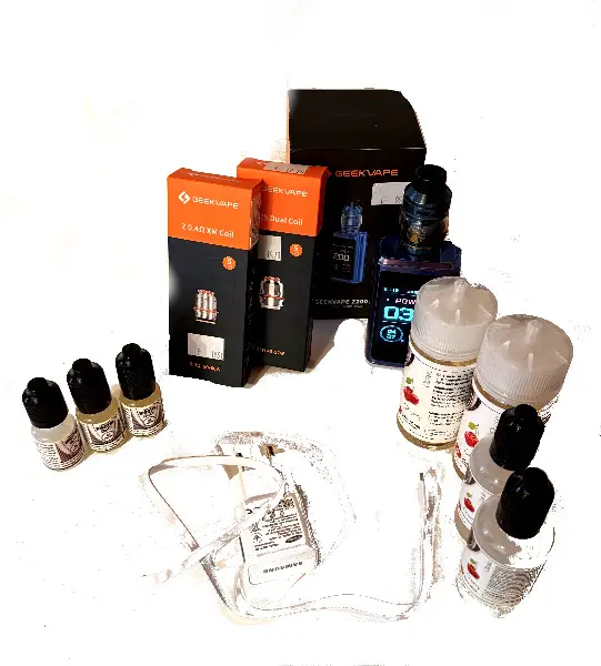 Geek Vape Set 17 Teilig 200 Watt – Cherry Swiss Geschmack