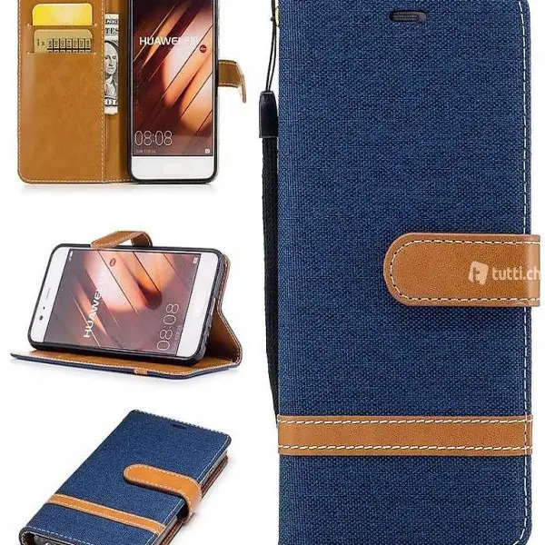  HUAWEI Y7 2018 Housse Flip Etui Cover Case Wallet Hülle N