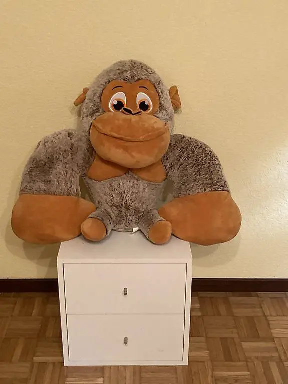 Plüschtier, Peluche, Plüsch, King Kong, 75cm