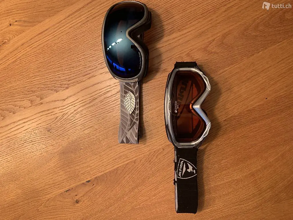 Skibrille Alpina und Giro