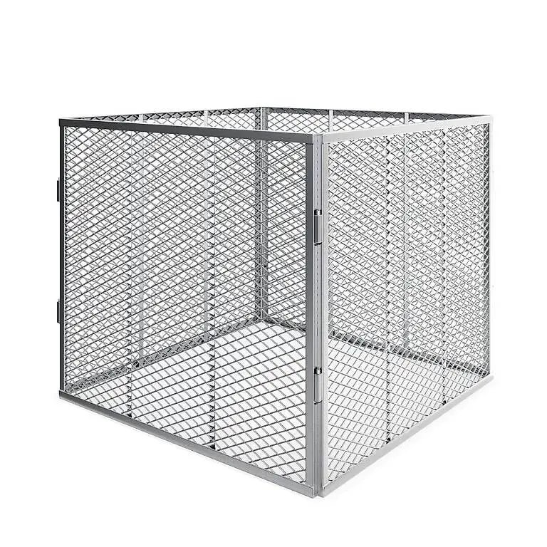 Komposter Metall 450L 80 x 80 x 70 cm