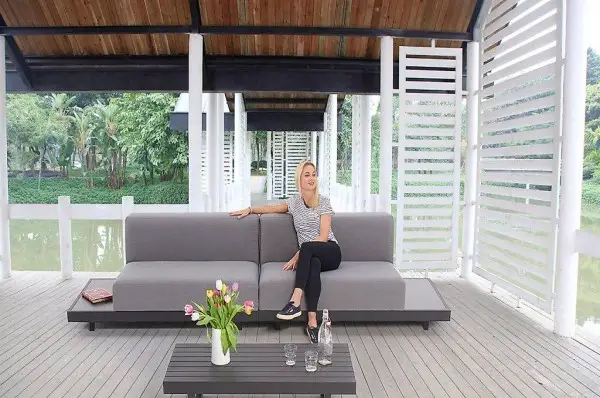 GRATIS LIEFERUNG - Lounge Outdoor Garten Möbel Grau