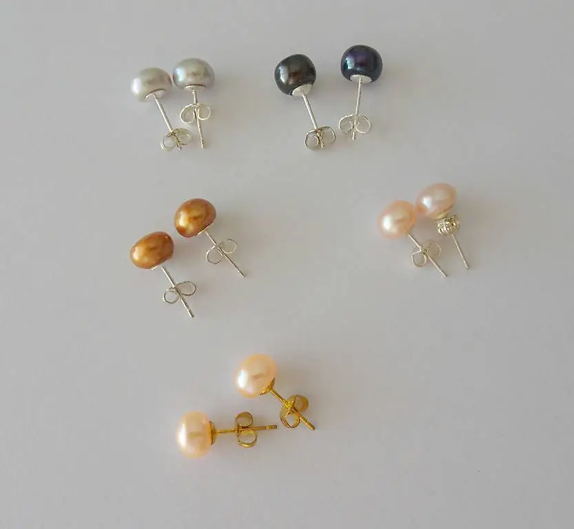 Süsswasserperlen Ohrstecker