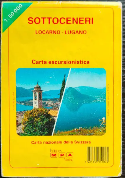 Sottoceneri Locarno-Lugano 1:50"000 Landeskarte der Schweiz