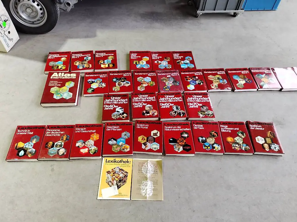 30-er Set Bertelsmann Lexikothek Lexikon Kompletter Satz