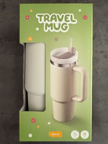 Trinkbecher/Thermobecher "Hallo Frühling" von Coop, Neu + OVP