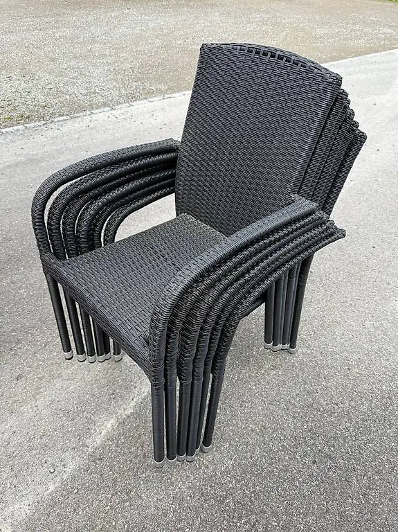 Rattanstühle 6x