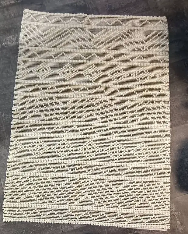 Teppich schwarz weiss