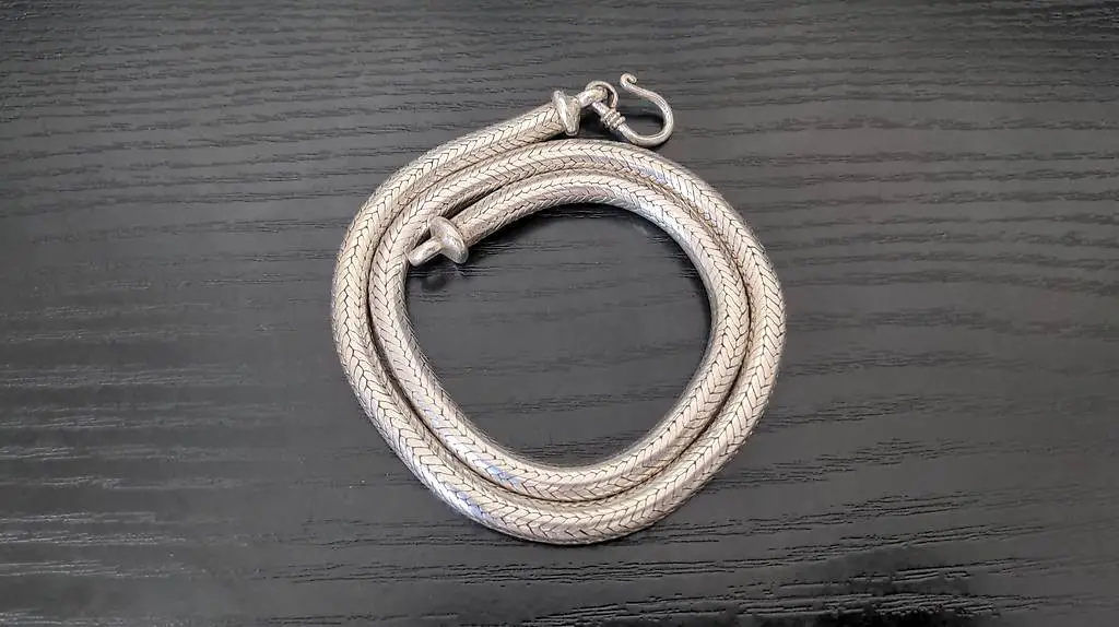 Silber Halskette 43cm