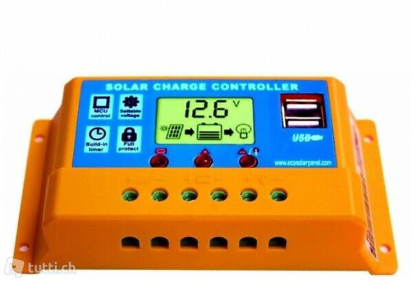  30A Solar 2 USB Laderegler SolarRegler Solar Regler USB Lade
