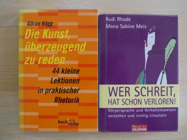 Rethorik - 2 Bücher