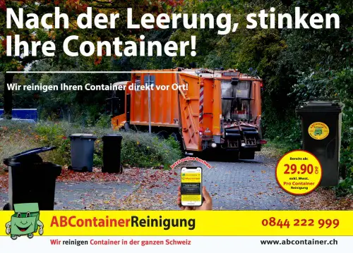 Nach der Leerung, stinken Ihre Container
